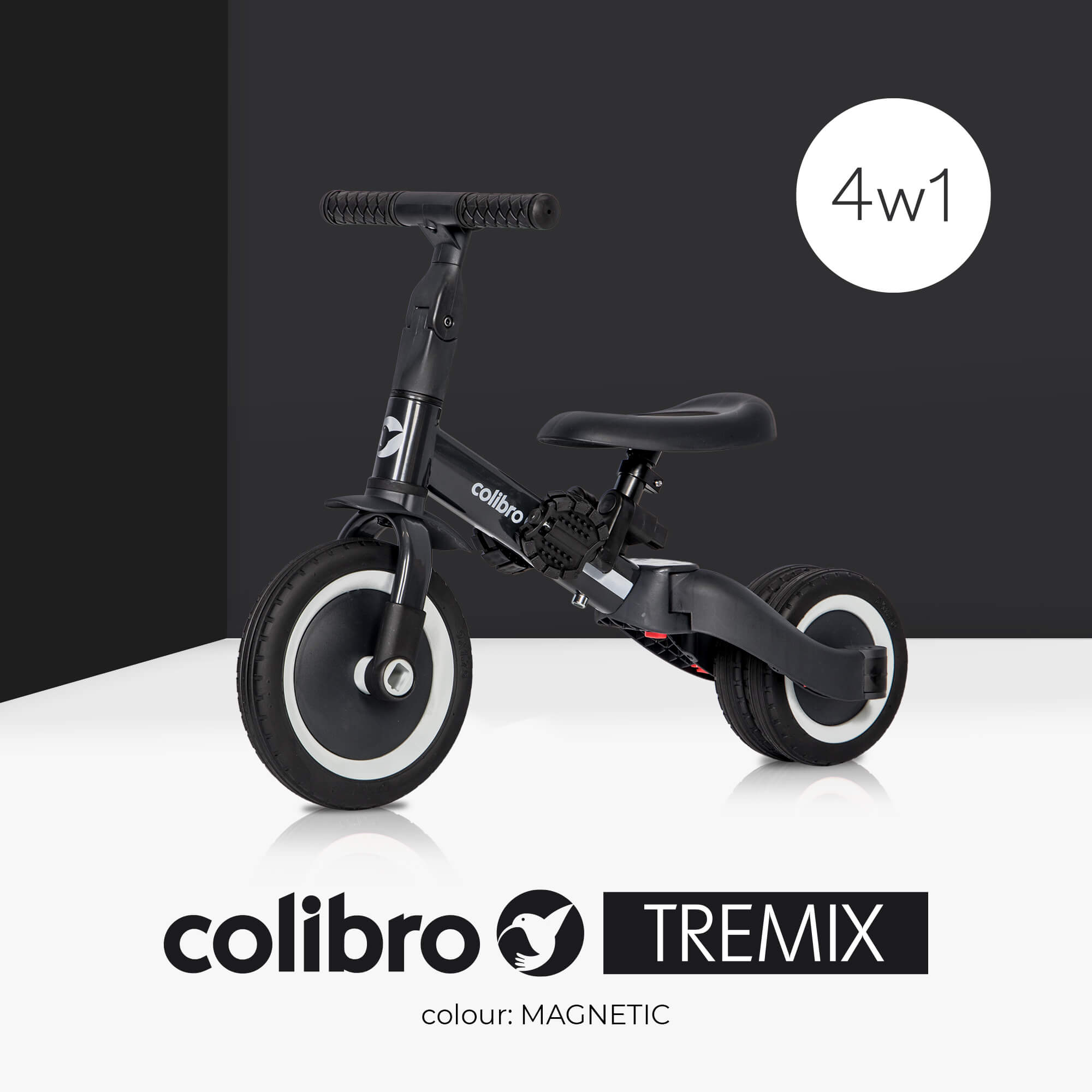 Trikolesnik COLIBRO Tremix 4v1