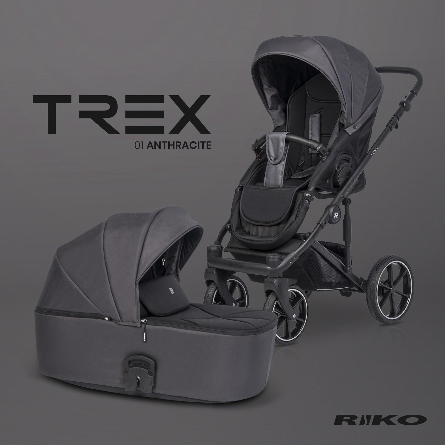 Otroški voziček RIKO TREX 2v1 ali 3v1