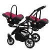 twinni_103 OTROŠKI VOZIČEK ZA DVOJČKA ALI LETO ZA LETOM BABYACTIVE