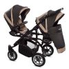OTROŠKI VOZIČEK ZA DVOJČKA ALI LETO ZA LETOM BABYACTIVE