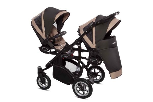 OTROŠKI VOZIČEK ZA DVOJČKA ALI LETO ZA LETOM BABYACTIVE