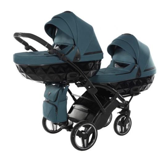 Otroški voziček za dvojčke ali leto za letom JUNAMA Basic