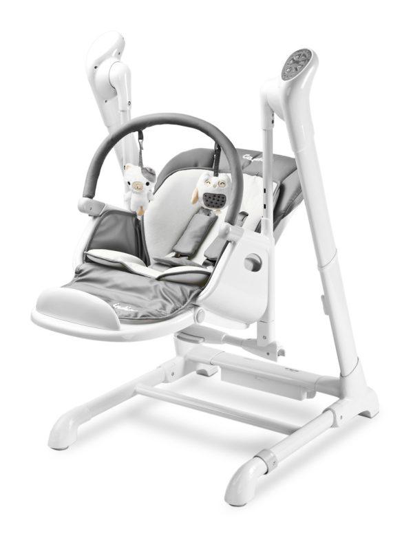 Stolček za hranjenje + gugalnik INDIGO