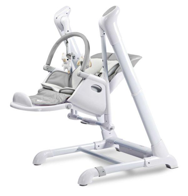 Stolček za hranjenje + gugalnik INDIGO