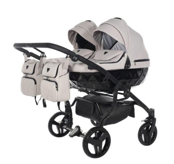 Otroški voziček za dvojčke ali leto za letom JUNAMA Basic