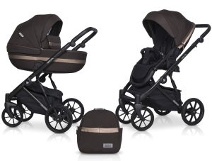 wozek-dzieciecy-riko-basic-delta-04-chocolate Otroški voziček RIKO Basic DELTA