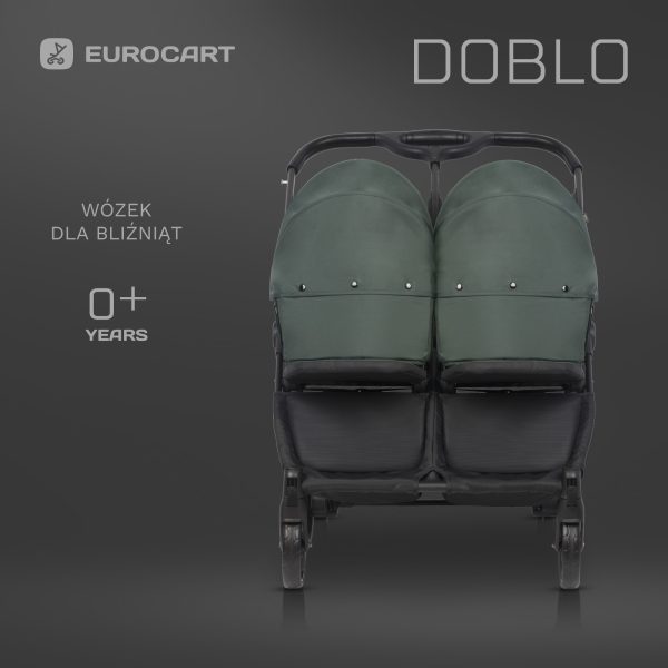 Otroški voziček za dvojčke ali leto za letom EUROCART Doblo