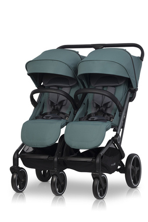 Otroški voziček za dvojčke ali leto za letom EasyGo ECHO Ebony